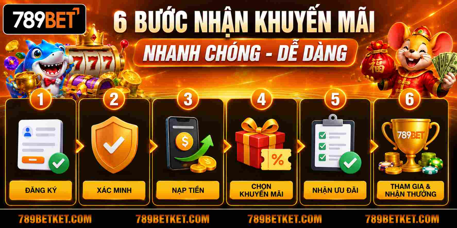 Khuyến mãi 789BET: Tận Hưởng Ưu Đãi Mới Mỗi Ngày 2 Hướng dẫn cách nhận khuyến mãi 789BET
