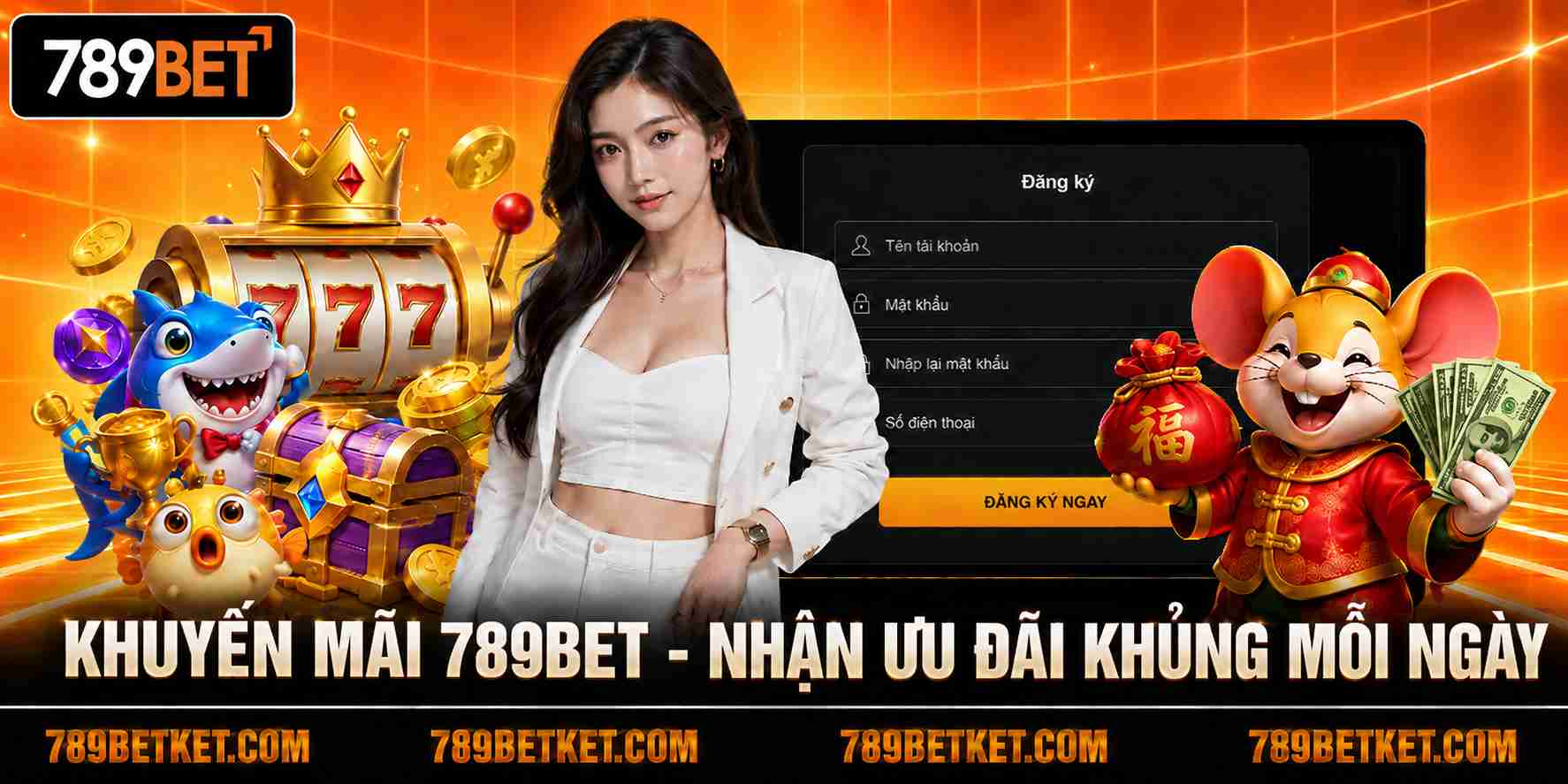 Khuyến mãi 789BET: Tận Hưởng Ưu Đãi Mới Mỗi Ngày 1 Khuyến mãi 789BET tổng hợp ưu đãi mới nhất cho thành viên